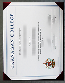 Okanagan College diploma certificate