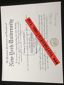 New York University diploma certificate