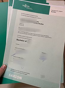 Hogeschool Saxion degree certificate