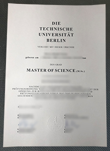 Technische Universität Berlin diploma sample