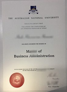 Australian National University degree