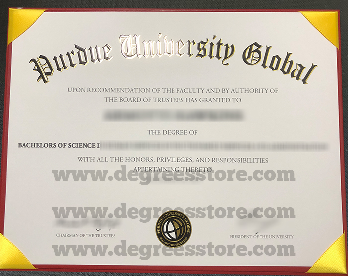 Purdue University Global BSc diploma，订购美国普渡大学全球文凭证书