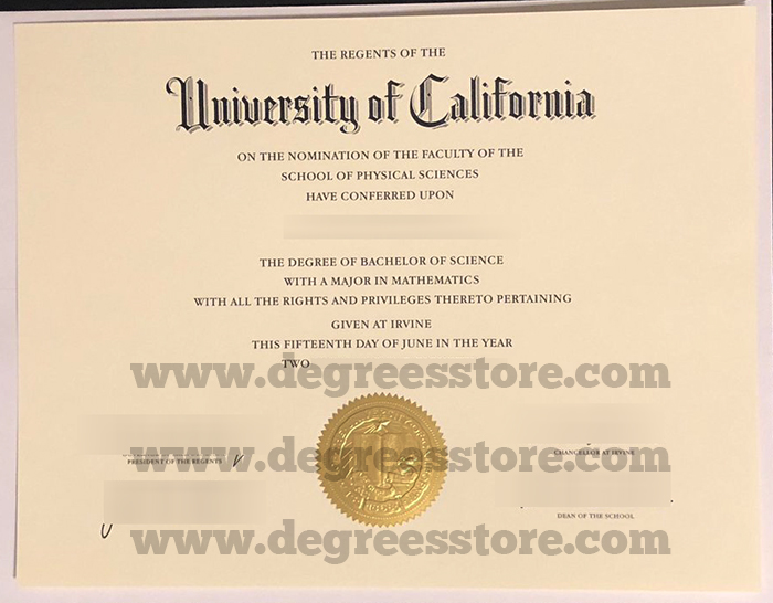 UCI diploma