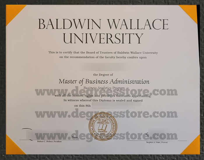 Baldwin Wallace University degree Baldwin Wallace University degree
