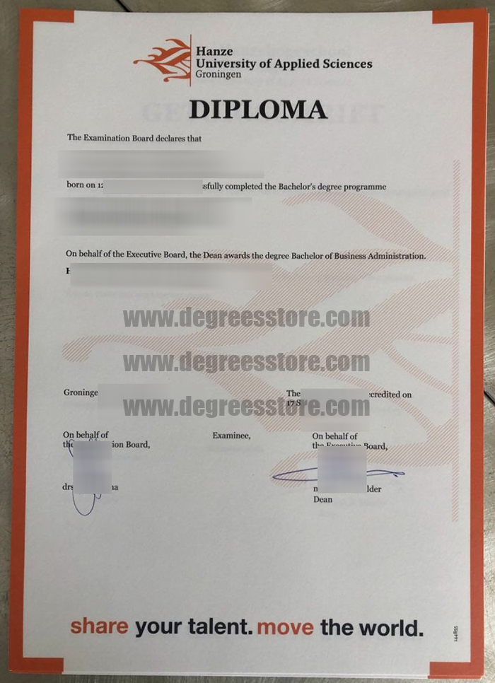 Hanzehogeschool Groningen diploma Hanzehogeschool Groningen diploma
