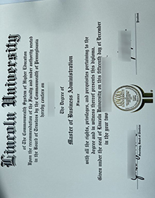 Lincoln University (Pennsylvania) diploma certificate