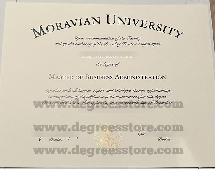 Moravian University diploma Moravian University diploma