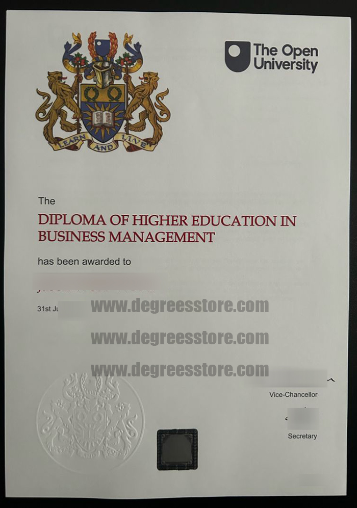 Open University degree. OU Diploma of Higher Education Open University degree. OU Diploma of Higher Education