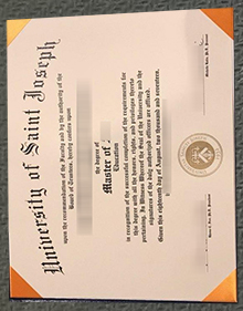 University of Saint Joseph diploma sample