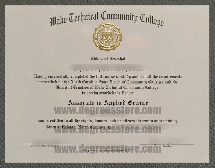 Wake Technical Community College degree Wake Technical Community College degree