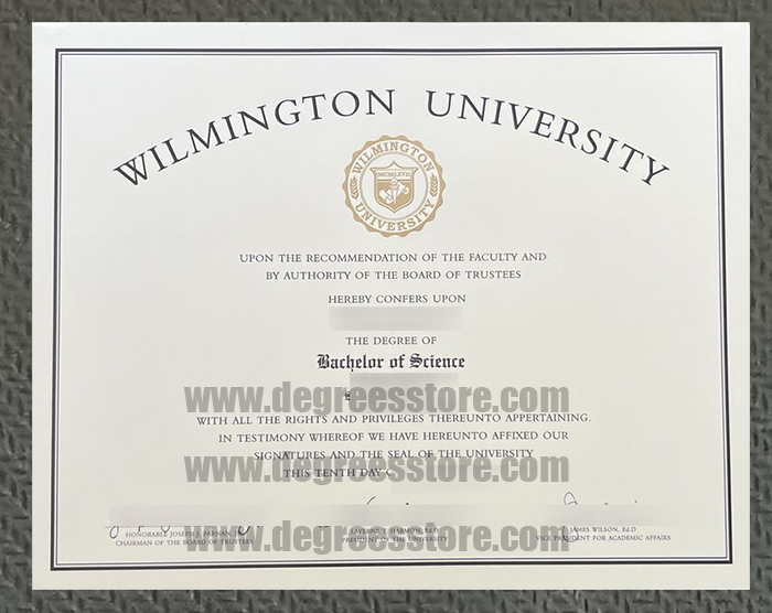 Wilmington University Diploma