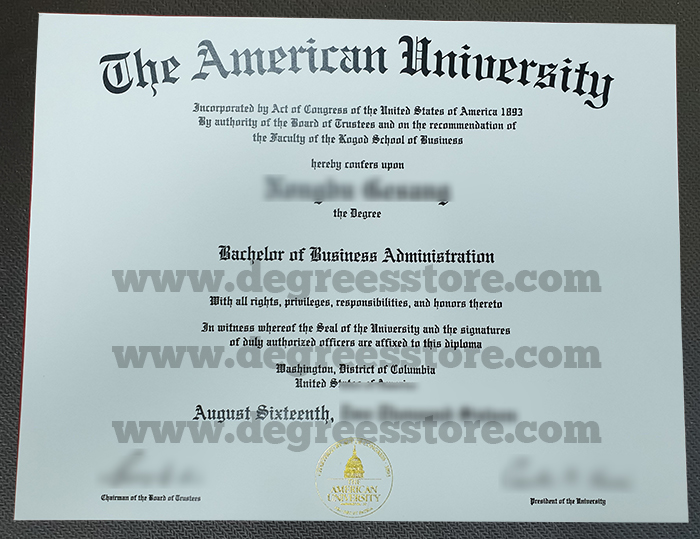 American University diploma American University diploma