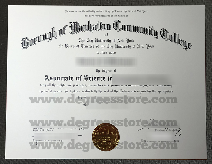 BMCC Diploma BMCC Diploma