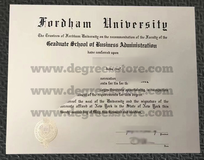 Fordham University diploma Fordham University diploma
