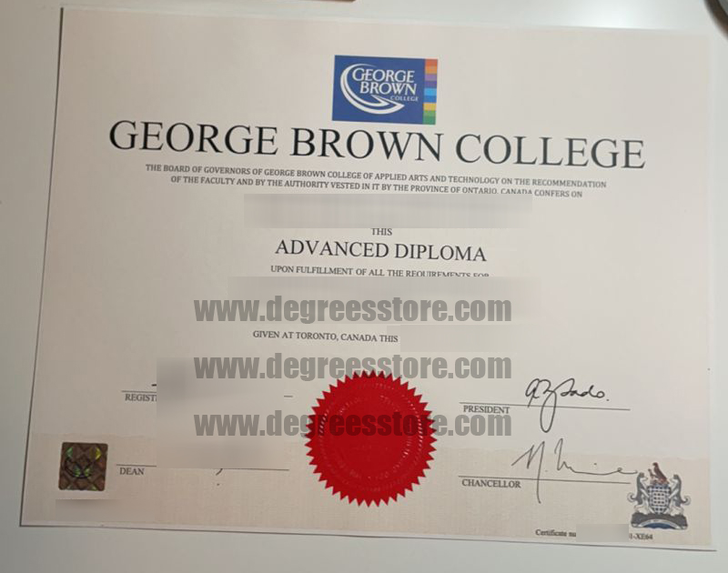 George Brown College diploma George Brown College diploma