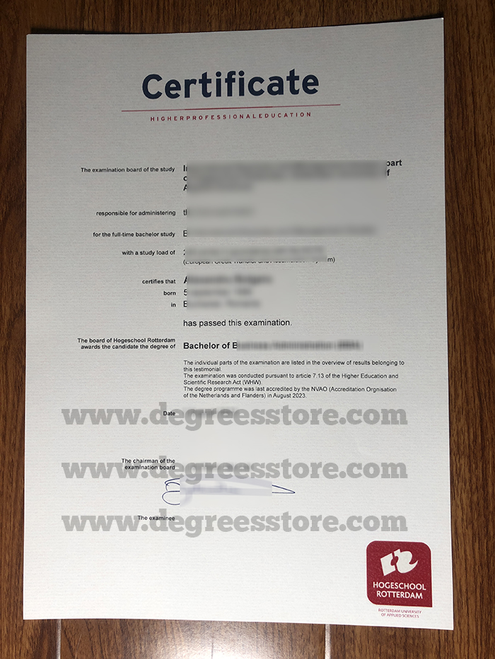 Hogeschool Rotterdam degree