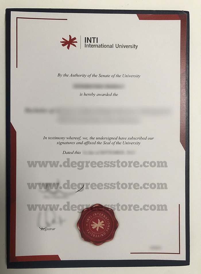 INTI International University diploma