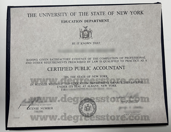 New York CPA certificate, NY CPA License New York CPA certificate, NY CPA License