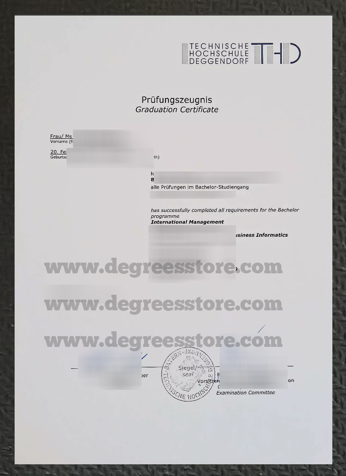 Technische Hochschule Deggendorf Zeugnis Technische Hochschule Deggendorf Zeugnis sample