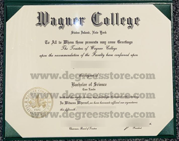 Wagner College diploma Wagner College diploma