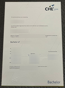 Christelijke Hogeschool Ede Diploma sample