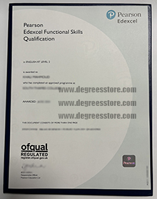 Edexcel Functional Skills English Level 2 English certificate