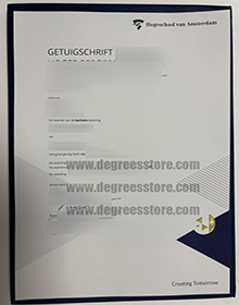 HvA Getuigschrift