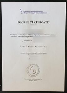 Tampereen ammattikorkeakoulu (TAMK) degree