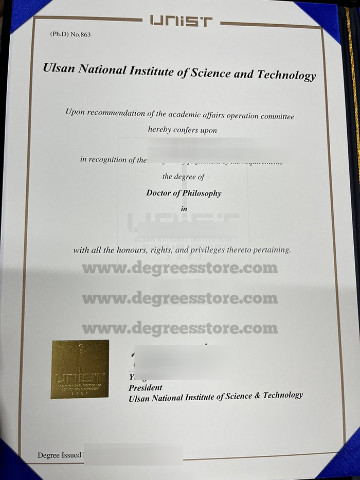 UNIST Diploma UNIST Diploma