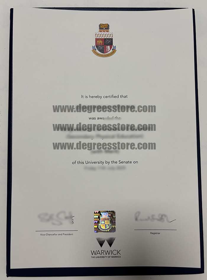 University of Warwick degree