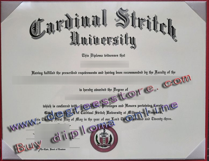 Cardinal Stritch University diploma Cardinal Stritch University diploma