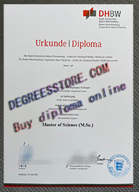 DHBW Urkunde sample