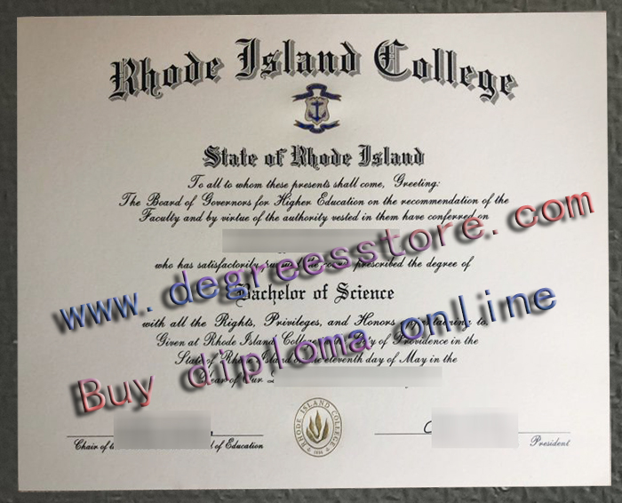 Rhode Island College (RIC) diploma
