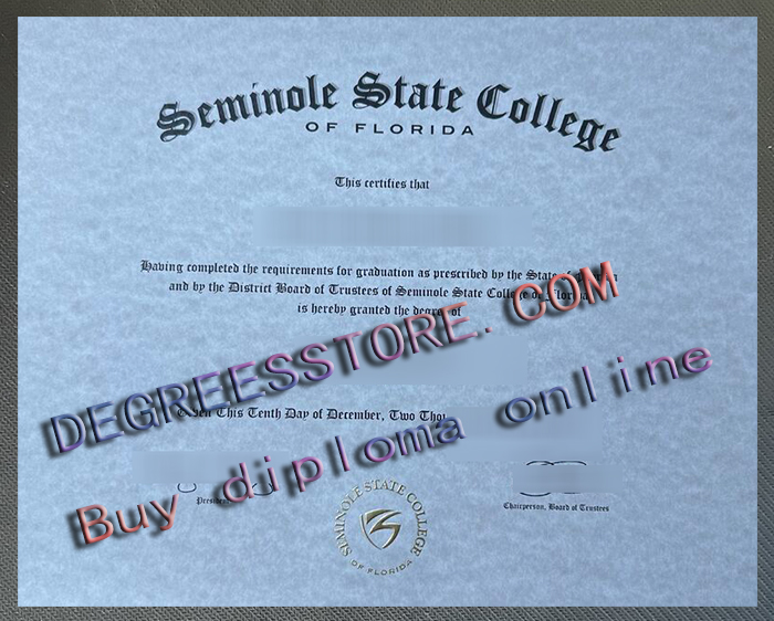Seminole State College of Florida degree