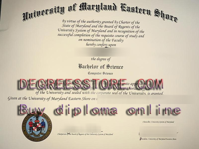 University of Maryland Eastern Shore degree