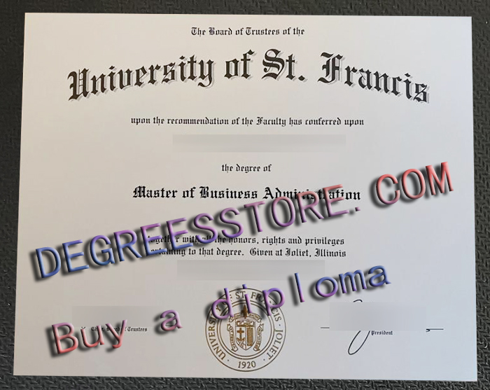 University of St. Francis (USF) degree University of St. Francis (USF) degree