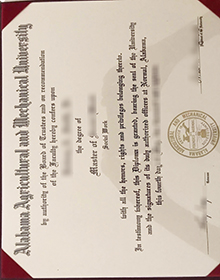 Alabama A&M University diploma