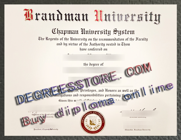 Brandman University diploma Brandman University diploma