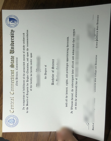 Central Connecticut State University diploma, CCSU degree