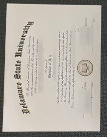 Delaware State University degree certificate