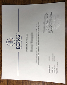 ECFMG Certificate