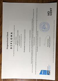 Hogeschool Gent diploma sample