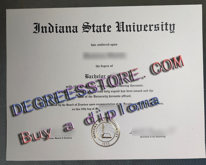 Indiana State University diploma Indiana State University diploma