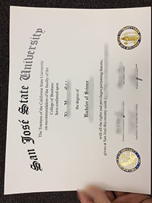 San Jose State diploma