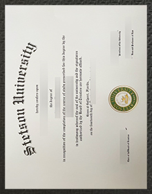Stetson University diploma certificate