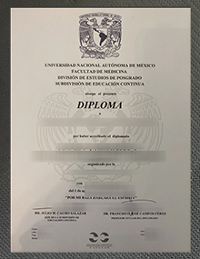 UNAM diploma