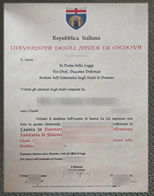Università degli Studi di Genova Laurea