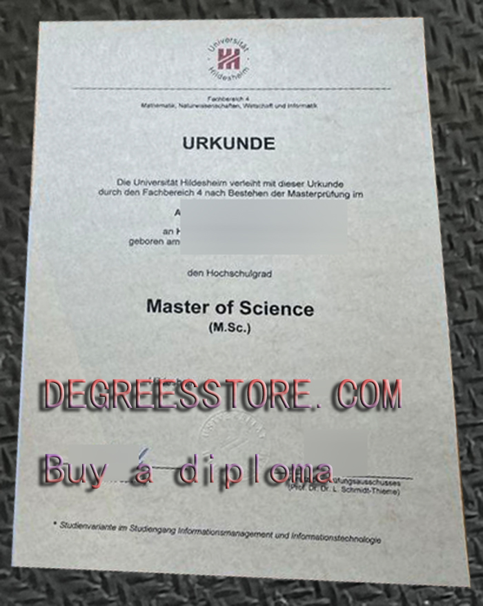 Universität Hildesheim urkunde Universität Hildesheim urkunde