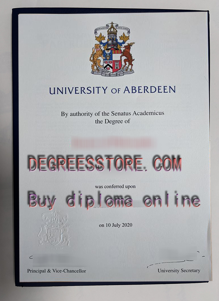 University of Aberdeen degree