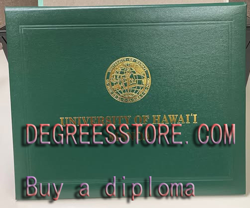 University of Hawaiʻi degree cover